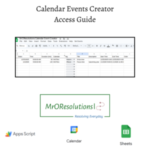 Calendar Event Creator
