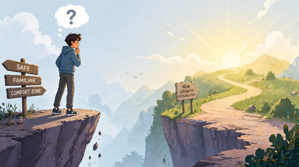 Choosing between comfort and new opportunities