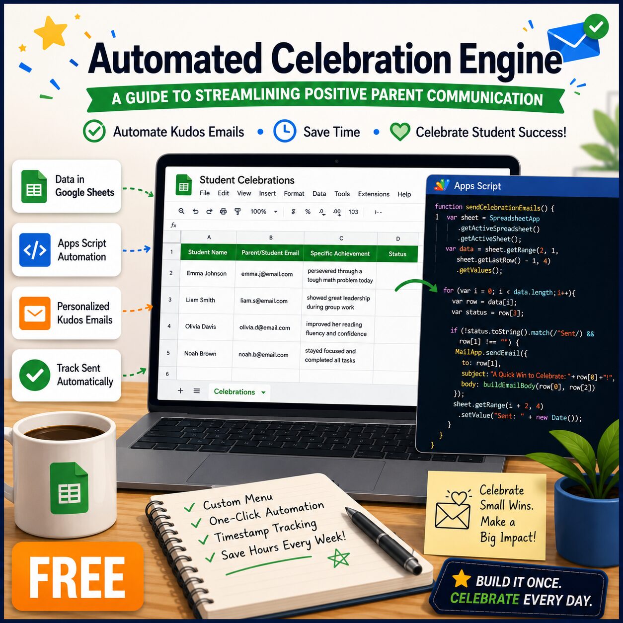 Free Guide: The Automated Celebration Engine