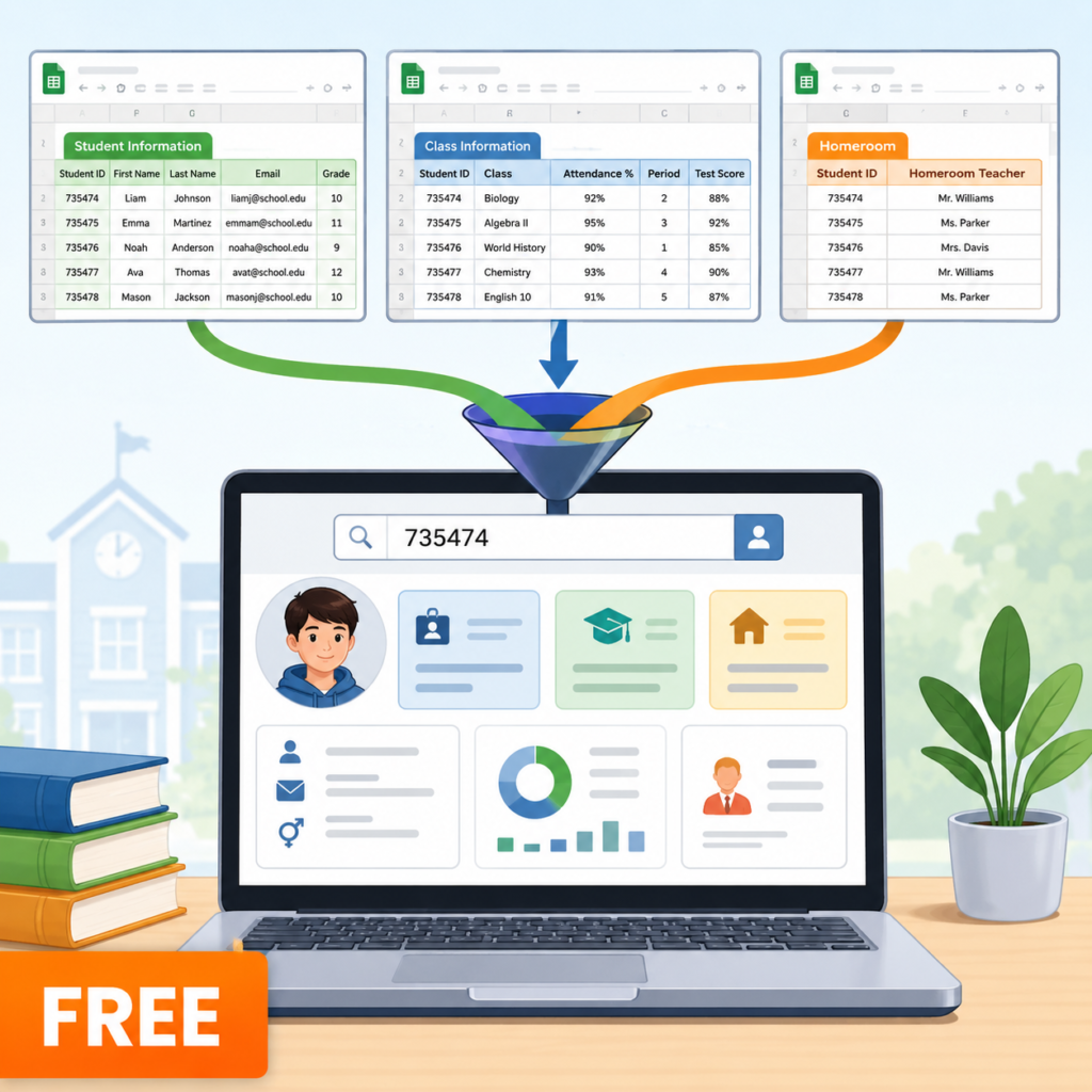 Free IMPORTRANGE & XLOOKUP Dashboard for Google Sheets